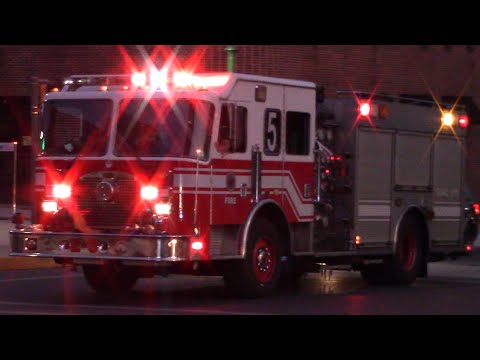 Reading Fire Department Engine 5 Responding