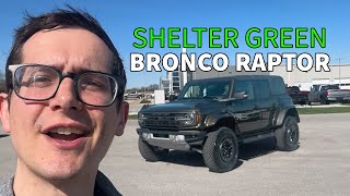 Our First Look at the 2024 Ford Bronco Raptor in Shelter Green