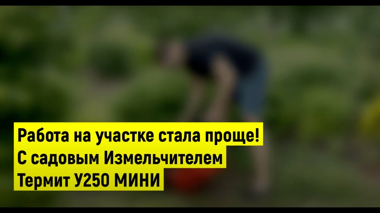  Измельчитель Draxter 250 МИНИ. Теперь работа на участке стала .