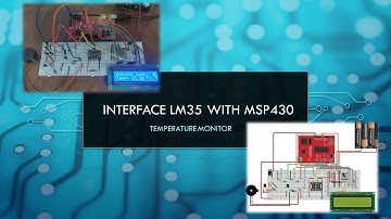 LM35 and MSP430 - Temperature monitor