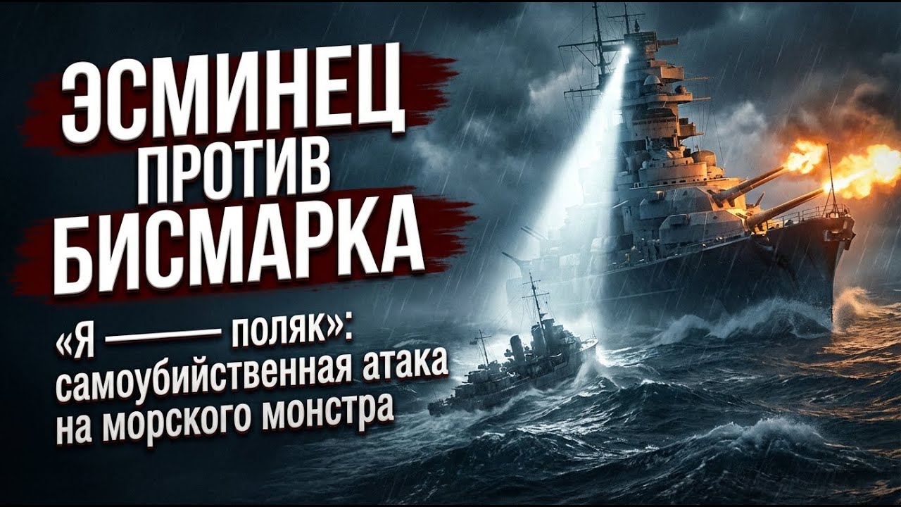 ORP Piorun против «Бисмарка»: Маленький польский корабль, бросивший вызов гиганту