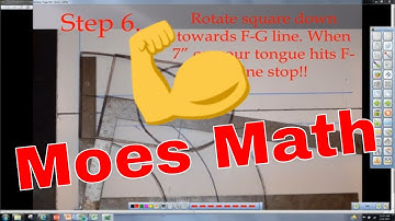 Pipefitter Math With Moes: Perpendicular Set Without Any Mathematics.