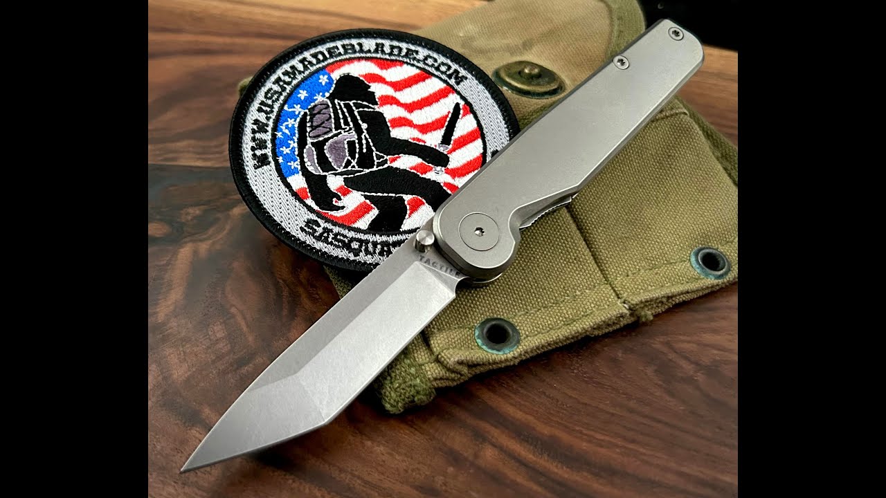 New Tactile Knife Company Rockwall Tanto overview from USA Made Blade