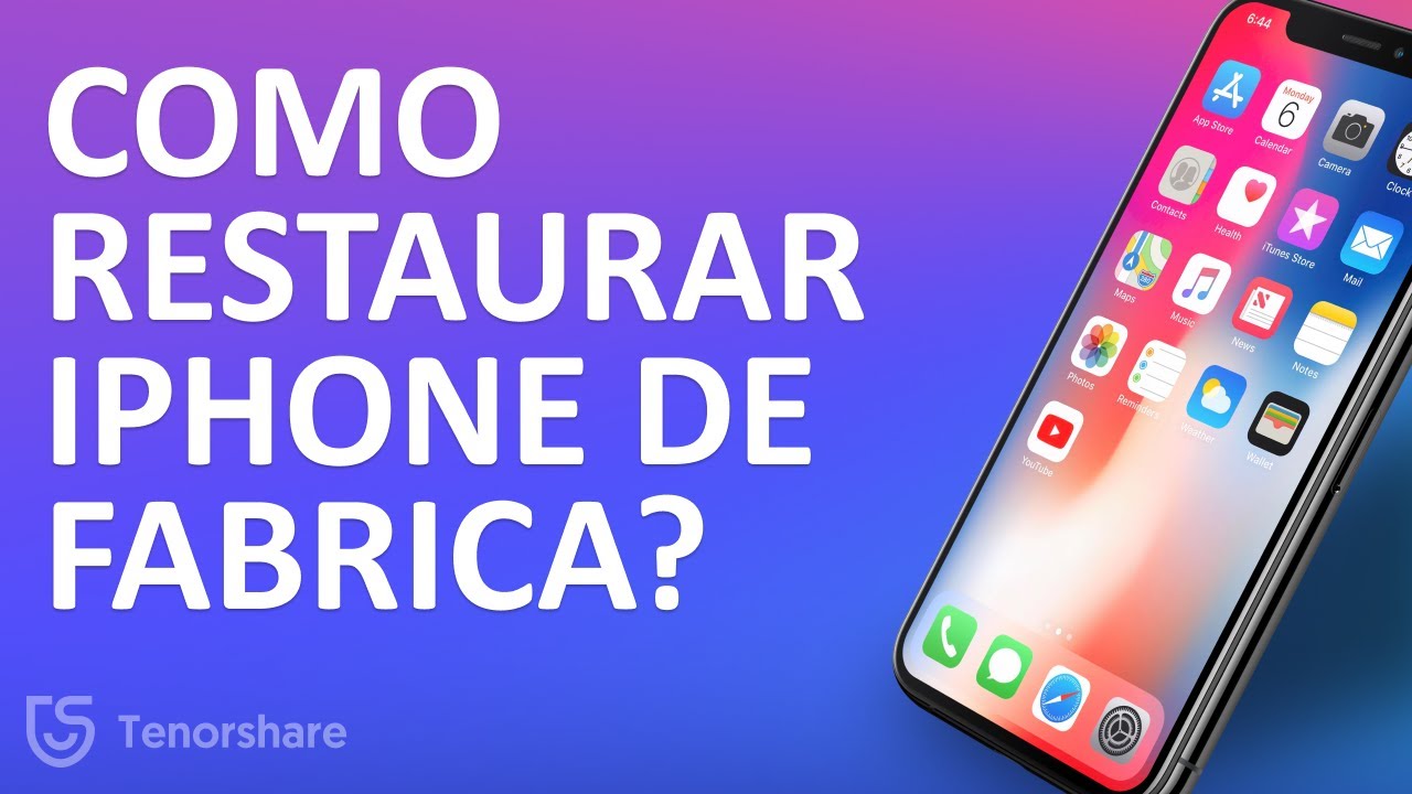 Como Restaurar iPhone de Fabrica? - YouTube