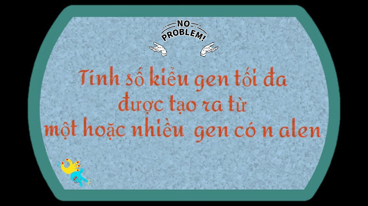 1 alen tạo ra bao nhiêu kiểu gen năm 2024