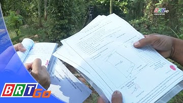 Đo đạc cắm mốc phát hiện đất bị lấn chiếm | BRTgo