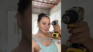 Comprei muito barato essa furadeira. #shortsbrasil #donadecasa #reforma #dicas #construção
