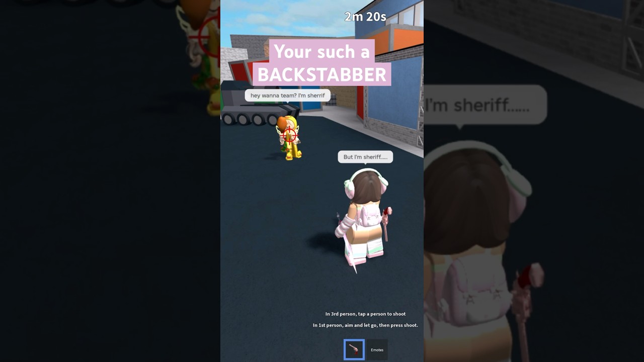 You Re Such A Backstabber Roblox Backstabber Mm2 YouTube 