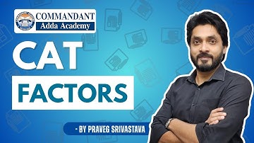 Master Factors Number System | Complete CAT Level Lecture #catexam #factors #maths