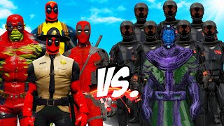 Team Deadpool Vs Kang The Conqueror & Tva - Epic Superheroes War