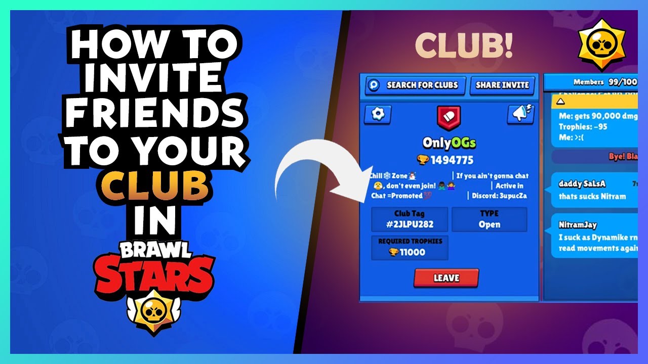 brawl stars party invitation