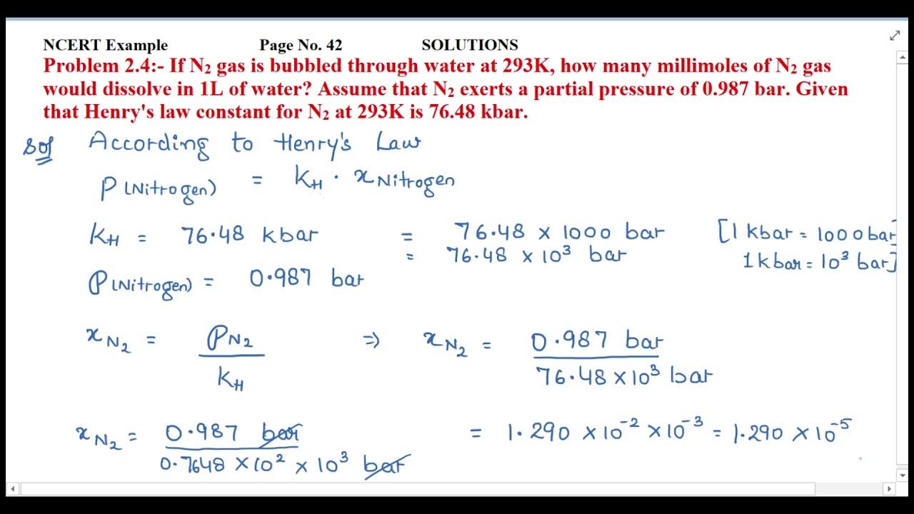 if-n2-gas-is-bubbled-through-water-at-293k-how-many-millimoles-of-n2
