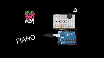 Piano with Buzzer / TinkerCAD
