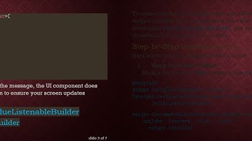 Resolving Flutter Provider Screen Not Updating Issues