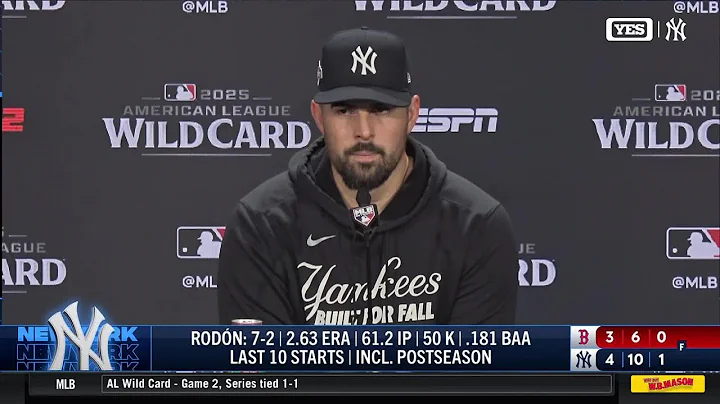 Carlos Rodón recaps convincing Boone to keep him in after Game 2 win