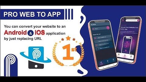 Prime Web - Convert Website to a Flutter App | Web View App | Web to App