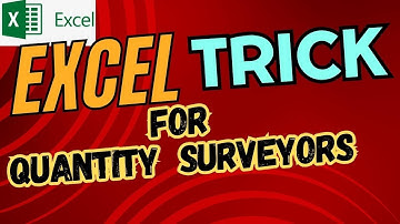 #1 Advanced Excel Trick for Qs works / Day to day activities  #quantitysurveyor #jobs #saudiarabia