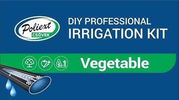 Poliext DIY Professional Irrigation Kit Vegetable Installation Video