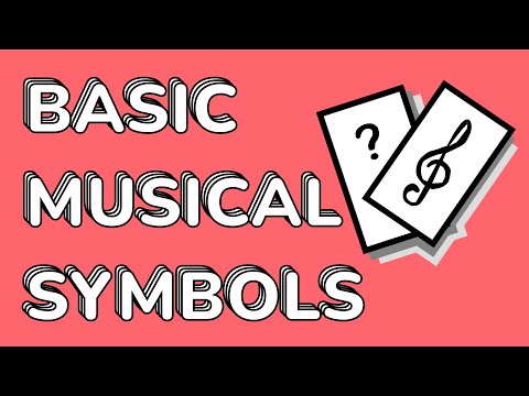 Basic MUSICAL SYMBOLS! Flashcards