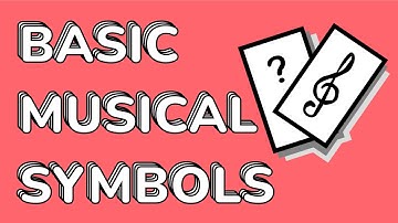 Basic MUSICAL SYMBOLS! Flashcards