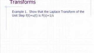 Laplace Transform Examples - Part 1