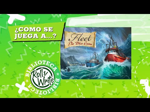 Como se Juega a Fleet The Dice Game en castellano (Juego de Mesa Roll & Write )