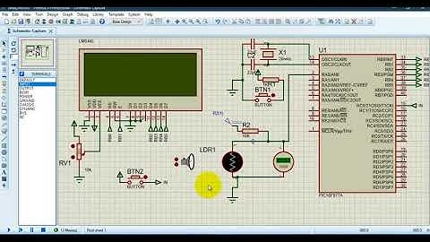 LDR- (FotoResistencia) con PiC16F877A y LCD