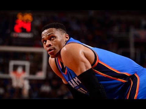 Russell Westbrook's Assist Secures Triple-Double Season Average! | April 7, 2017