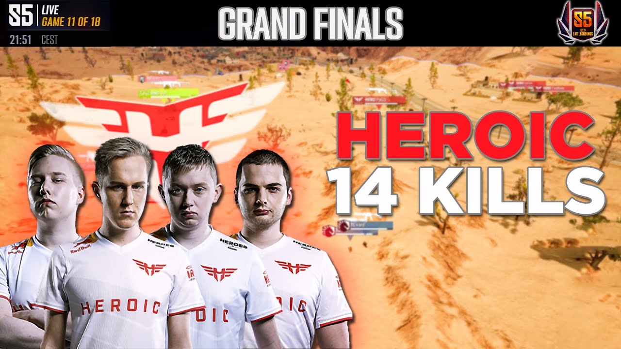 PUBG G-Loot • GLL Season 5 Finals - HEROIC 14 KILLS