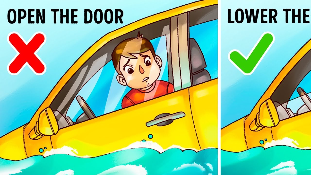 The Only Way to Survive In a Sinking Car