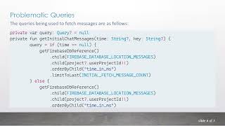 Understanding endAt() with limitToLast() in Firebase Queries in Android