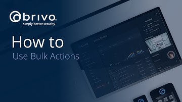 Brivo Access: How to Use Bulk Actions