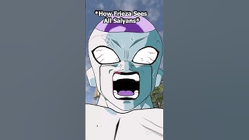 How Frieza Sees Every Saiyan in Existence 💀😂 #frieza #goku #dragonball