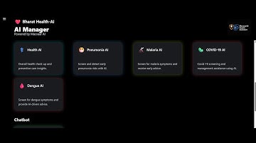 AI Model Demo: Early Screening for Malaria, Dengue & Pneumonia | Bharat Health-AI
