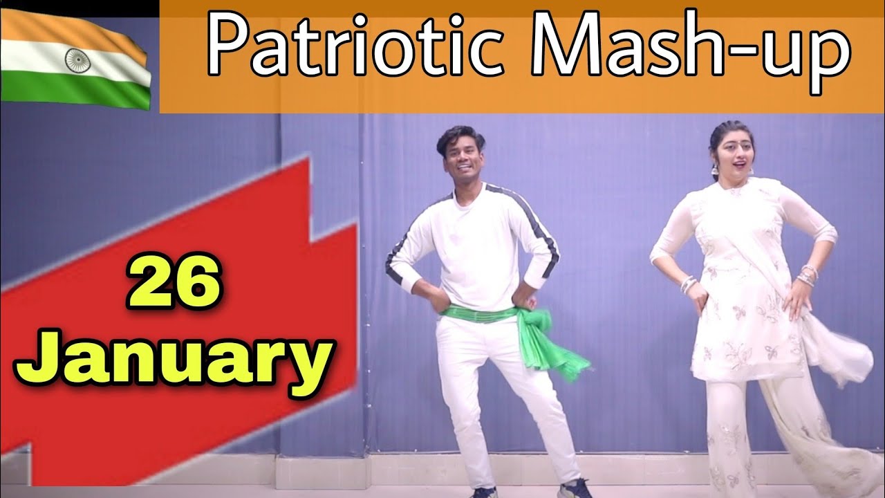 26 JANUARY SONGS/ INDEPENDENCE DAY DANCE/ PATRIOTIC MASH UP/ EASY STEPS ...