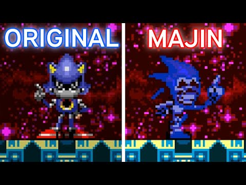 If Majin Sonic was the boss in Sonic CD ~ Sonic CD mods ~ Gameplay 