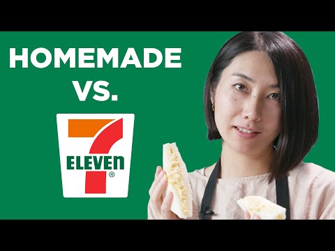 Homemade Vs. 7-Eleven: Japanese Egg Salad Sandwich • Tasty