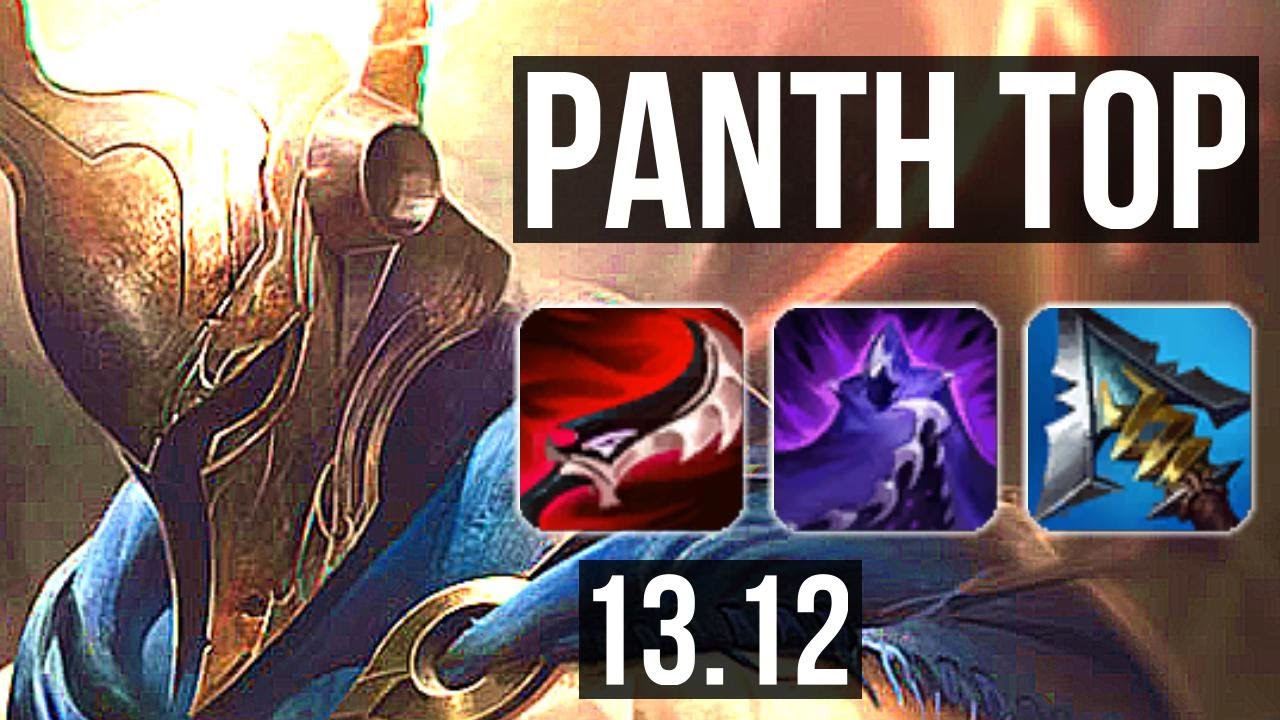 PANTHEON vs VARUS (TOP) | 6 solo kills, 13/4/15, Godlike, Rank 10 Panth | TR Challenger | 13.12