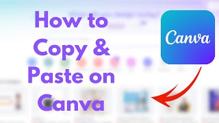 📋 Copy & Paste in Canva | Easy Beginner Guide 🖱️📄