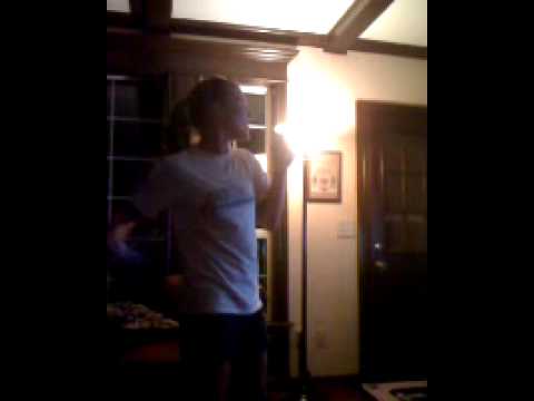 Amber Brecht on Wii Boxing