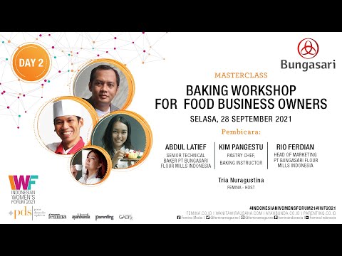 Indonesian Women's Forum 2021 MASTERCLASS: Baking Workshop For Food Small Business bersama BUNGASARI