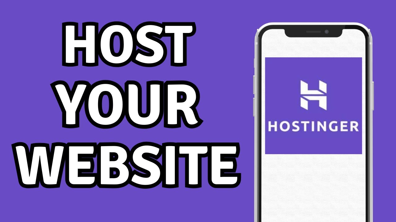 How to Host Your Website With Hostinger - YouTube