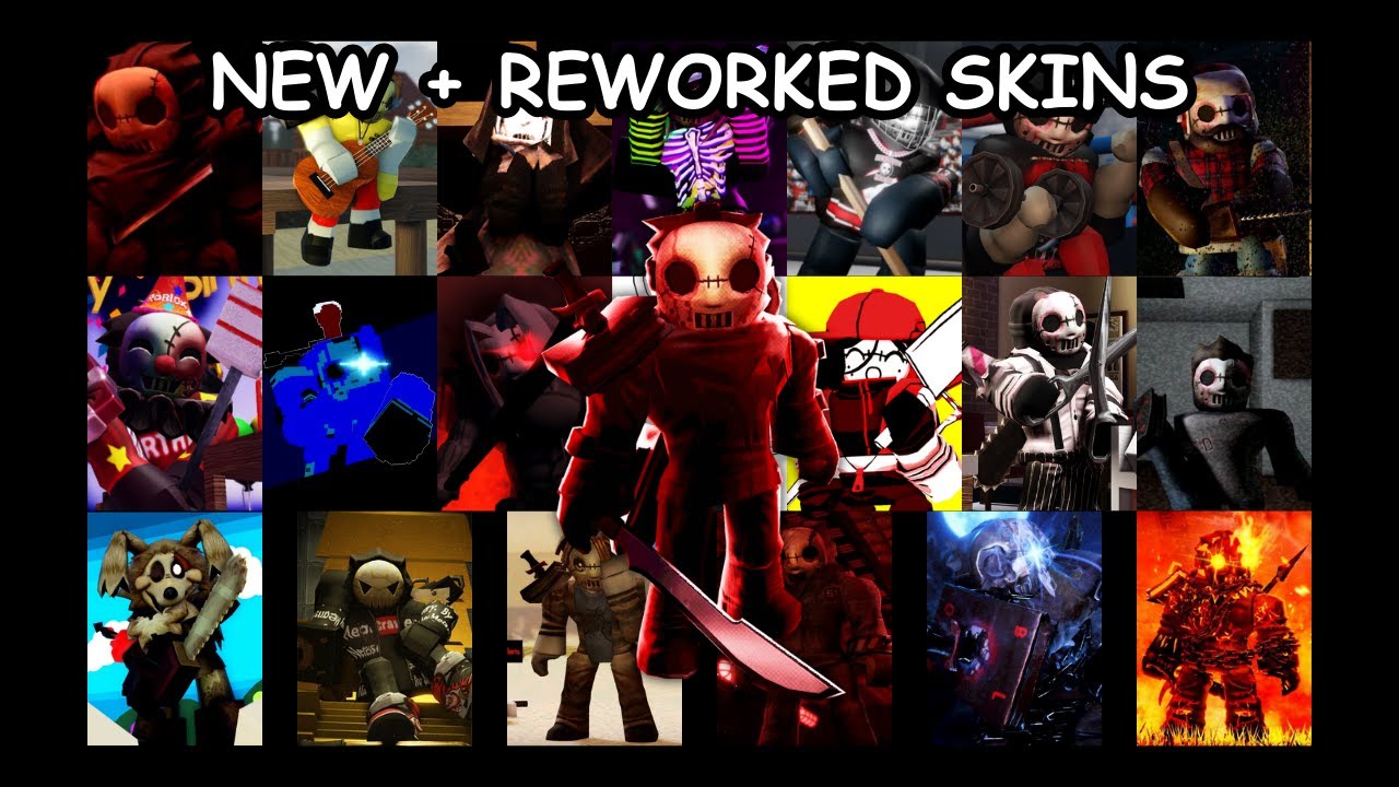 Every New + Reworked Slasher Skin Gameplay & Showcase (Forsaken)