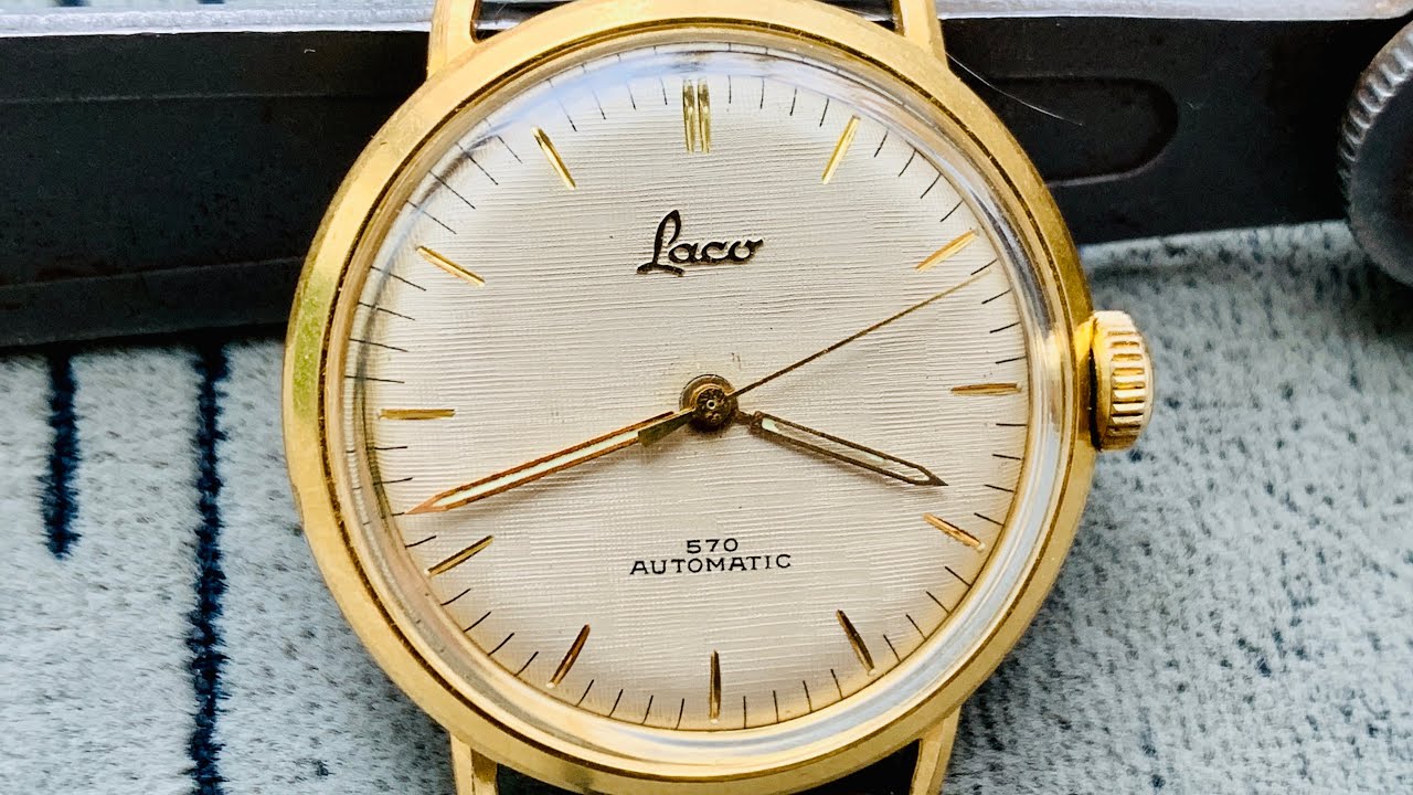 LACO 570 automatic Duromat 25 jewels Super-Safe 1950s German made