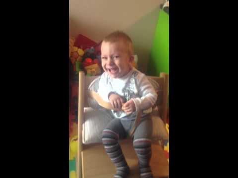 Baby laugh 1 year old Nikola