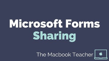 Microsoft Forms - Sharing