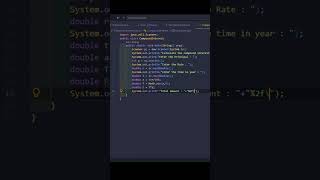 Java program to calculate the compound interest #code #study #java #programming #TJprogramming #math