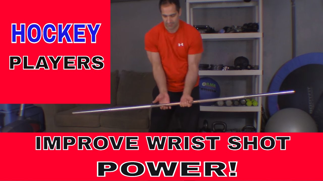 HOCKEY PLAYERS IMPROVE WRIST SHOT POWER YouTube