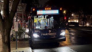 2025 XE60 #5603 on the M60 SBS leaving Broadway 106 St  