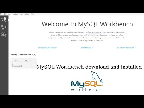 MySQL Workbench download and install in Bangla